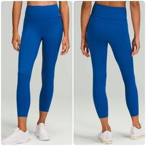 Lululemon Fast and Free High Rise Leggings in Symphony blue